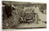Tom Thornycroft, smash at Kirk Michael, 1907 Tourist Trophy motorcar race by Anonymous