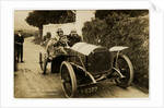 W. Watson, winner of 1908 Tourist Trophy motorcar race by Anonymous