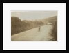 Rider passing along Kirk Michael to Peel coast road, captioned ‘C.R.Collier, winner of the motorcycle race’, likely to be 1907 TT (Tourist Trophy) by Anonymous