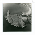 Aerial view of Peel Castle taken from the west by Manx Technical Publications Ltd