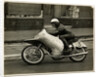 Werner Haas riding NSU number 3, 1954 125 or 250cc TT (Tourist Trophy) by T.M. Badger