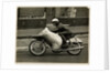 Werner Haas riding NSU number 3, 1954 125 or 250cc TT (Tourist Trophy) by T.M. Badger