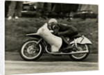 Rupert Hollans, riding NSU number 7, 1954 Lightweight TT (Tourist Trophy) by T.M. Badger
