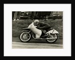 Rupert Hollans, riding NSU number 7, 1954 Lightweight TT (Tourist Trophy) by T.M. Badger