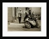Fron Purslow, aboard 124cc Ducati (number 18), 1958 125 TT (Tourist Trophy) by T.M. Badger