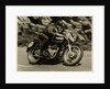 TT (Tourist Trophy) rider Cook from New Zealand aboard Moto Guzzi (number 47) by T.M. Badger