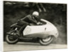 Bob Brown, TT (Tourist Trophy) rider, riding as number 25 by T.M. Badger