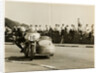 Eric Oliver, driving sidecar outift (number 16), 1958 Sidecar TT (Tourist Trophy) by T.M. Badger