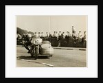 Eric Oliver, driving sidecar outift (number 16), 1958 Sidecar TT (Tourist Trophy) by T.M. Badger