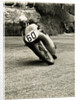 Eric Hinton, TT (Tourist Trophy) rider, riding 500cc Norton (number 60) by T.M. Badger