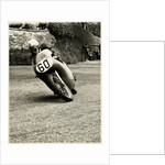 Eric Hinton, TT (Tourist Trophy) rider, riding 500cc Norton (number 60) by T.M. Badger