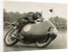 Alistair King, TT (Tourist Trophy) rider riding as number 76 by T.M. Badger