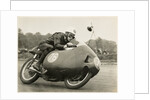 Alistair King, TT (Tourist Trophy) rider riding as number 76 by T.M. Badger