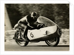 Liberati (?), TT (Tourist Trophy) rider riding as number 6 by T.M. Badger