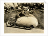 Bill Lomas TT (Tourist Trophy) rider aboard machine number 12 by T.M. Badger