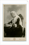 Mrs Eleanor Paton seated at a desk by George Bellett Cowen