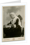 Mrs Eleanor Paton seated at a desk by George Bellett Cowen