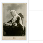 Mrs Eleanor Paton seated at a desk by George Bellett Cowen