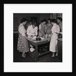Young farmers cookery and butter making at Braddan (Kirby) Farm by Manx Press Pictures