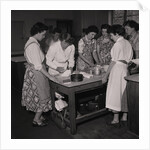 Young farmers cookery and butter making at Braddan (Kirby) Farm by Manx Press Pictures