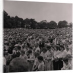 BBC televising the Braddan open air church service by Manx Press Pictures