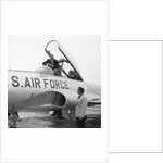 Americans in jet trainer by Manx Press Pictures
