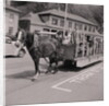 Mr & Mrs King on horse tram, Tourist Board by Manx Press Pictures