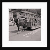 Mr & Mrs King on horse tram, Tourist Board by Manx Press Pictures
