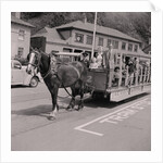 Mr & Mrs King on horse tram, Tourist Board by Manx Press Pictures