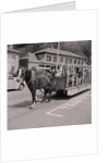 Mr & Mrs King on horse tram, Tourist Board by Manx Press Pictures