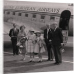 Sir Ronald Herbert Garvey, the new Lieutenant Governor, arrives at Ronaldsway airport by Manx Press Pictures