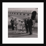 Sir Ronald Herbert Garvey, the new Lieutenant Governor, arrives at Ronaldsway airport by Manx Press Pictures