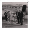 Sir Ronald Herbert Garvey, the new Lieutenant Governor, arrives at Ronaldsway airport by Manx Press Pictures