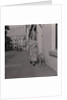 Blind woman and her guide dog by Manx Press Pictures