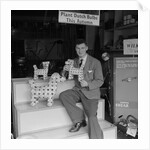 'Chap with Cigarette Packet Dogs' by Manx Press Pictures