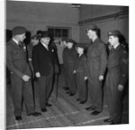 Lieutenant Governor Sir Ronald Herbert Garvey's inspection of Cadets, Drill Hall, Douglas by Manx Press Pictures