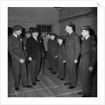 Lieutenant Governor Sir Ronald Herbert Garvey's inspection of Cadets, Drill Hall, Douglas by Manx Press Pictures
