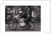 Japanese rider on motorcycle (possibly from Suzuki) by Manx Press Pictures