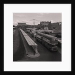 Double-decker buses and bus station, Douglas by Manx Press Pictures