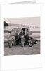 Scottish six day motorcycle trial team, Ronaldsway airport by Manx Press Pictures