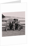 Scottish six day motorcycle trial team, Ronaldsway airport by Manx Press Pictures