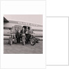 Scottish six day motorcycle trial team, Ronaldsway airport by Manx Press Pictures
