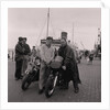 Manx Grand Prix motorcycles arrive, Douglas Pier by Manx Press Pictures