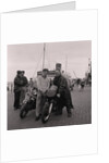 Manx Grand Prix motorcycles arrive, Douglas Pier by Manx Press Pictures