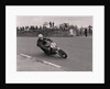 Motorcycle rider no.37 at the Sign Post, (possibly Manx Grand Prix) by Manx Press Pictures