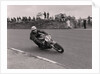 Motorcycle rider no.37 at the Sign Post, (possibly Manx Grand Prix) by Manx Press Pictures