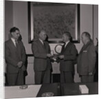 TV All Stars Cheque to Chief Constable at Tourist Board by Manx Press Pictures