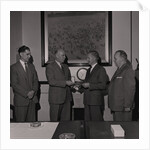 TV All Stars Cheque to Chief Constable at Tourist Board by Manx Press Pictures