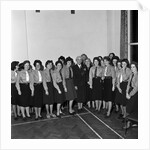 Lady Baden-Powell, Chief Girl Guide for Britain at Onchan Girl Guides by Manx Press Pictures