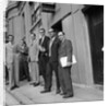 Douglas Casino 'free men' outside police station, Isle of Man by Manx Press Pictures